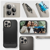 Spigen iPhone 15 Pro/iPhone 15 Pro Max Kamerabeskyttelse GLAS.tR EZ Fit Optik Pro 2-pak Natural Titanium