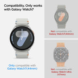 Spigen Samsung Galaxy Watch 7 44mm Skærmbeskyttelse GLAS.tR EZ Fit 2-pak