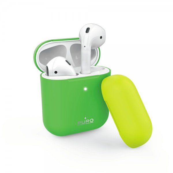 Puro AirPods 1/2 Cover Icon Grøn