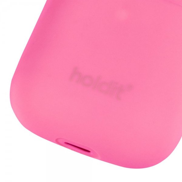 holdit AirPods 1/2 Cover Silikone Bright Pink