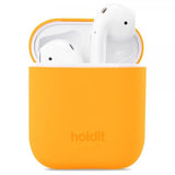 holdit AirPods 1/2 Cover Silikone Orange Juice