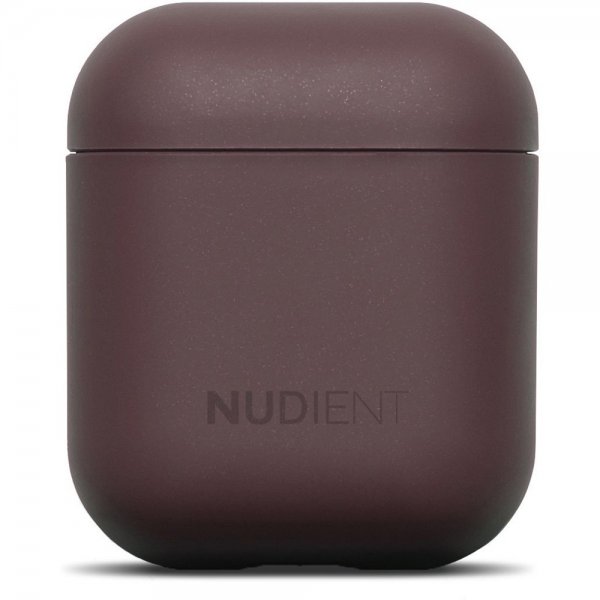 Nudient AirPods 1/2 Cover Thin Case Sangria Red