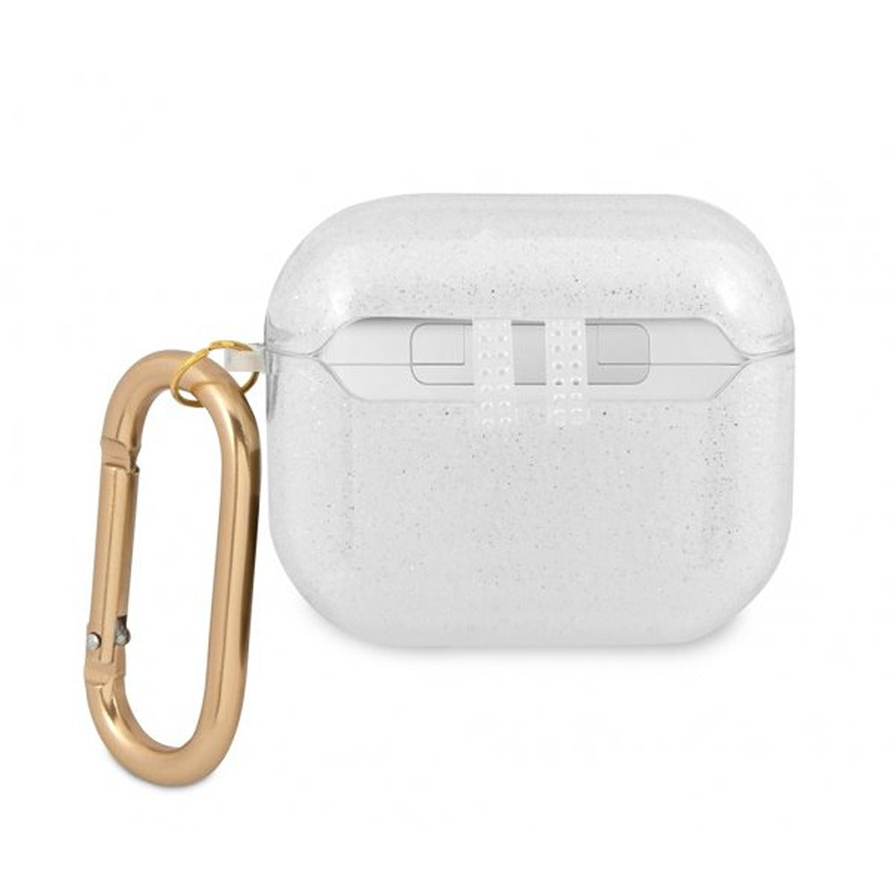 Guess AirPods 3 Cover Glitter Case Klar