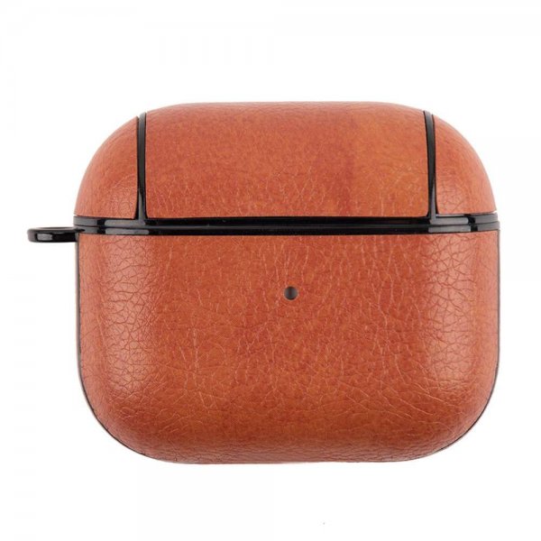 AirPods 3 Cover Lædertekstur Lysbrun