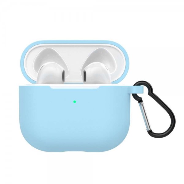AirPods 3 Cover med Karabinhage Blå