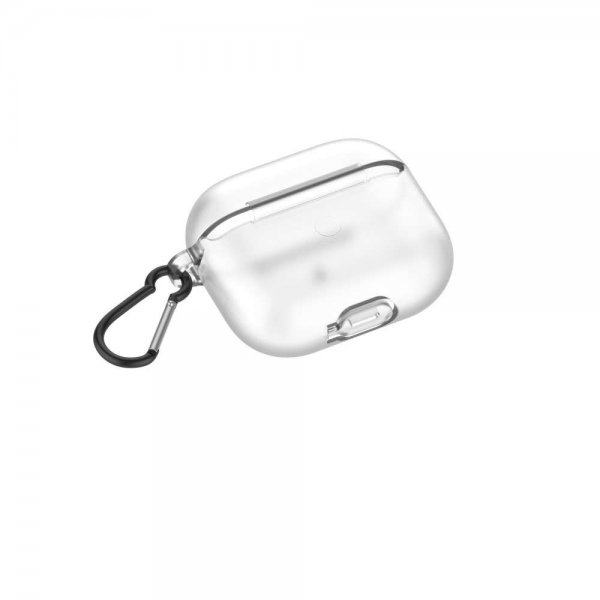 AirPods 3 Cover med Karabinhage Frostet Klar