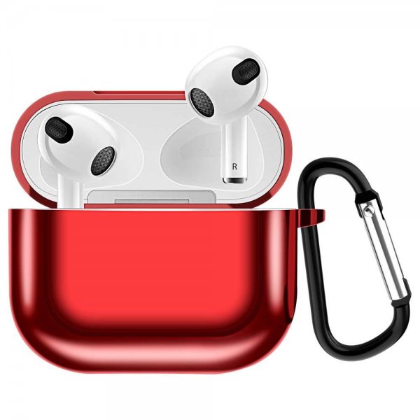 AirPods 3 Cover Plateret Rød
