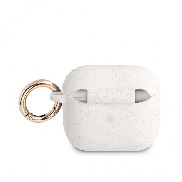 Guess AirPods 3 Etui Printed Logo Hvid