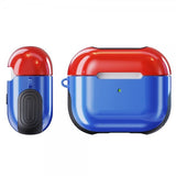 AirPods 3 Cover Gummieret Blå Rød