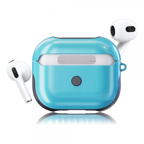 AirPods 3 Cover Gummieret Cyan