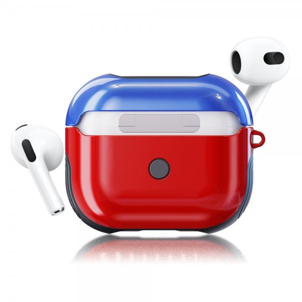 AirPods 3 Cover Gummieret Rød Blå