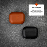 Faste AirPods 3 Cover PodsLeather MagSafe Sort