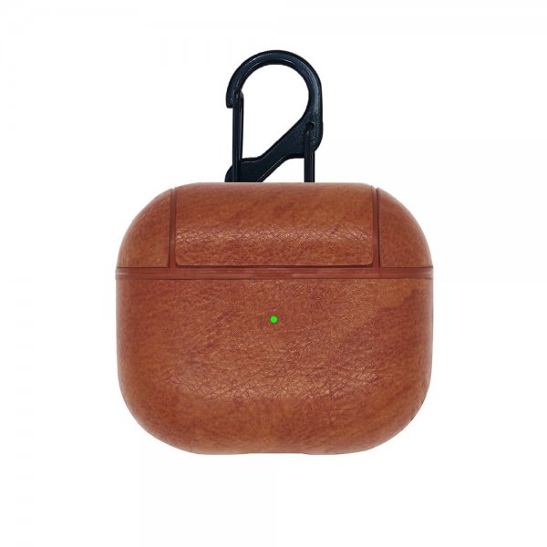 AirPods 3 Cover PU-læder Lysbrun