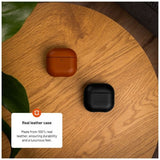 Fixed AirPods 4 Cover PodsLeather Brun