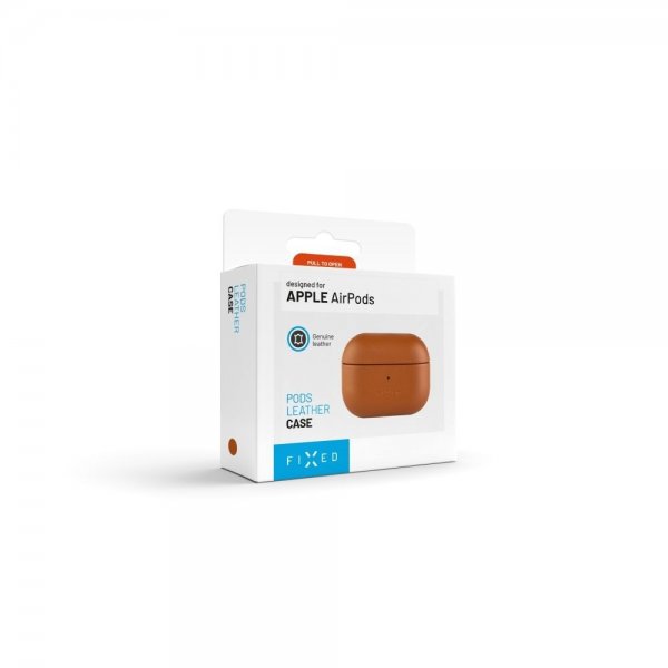 Fixed AirPods 4 Cover PodsLeather Brun