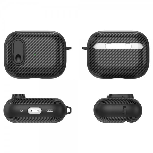 AirPods Pro 2 Cover Kulfibermønster Gul