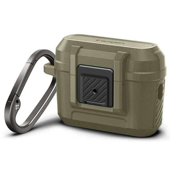 Spigen AirPods Pro 2 Cover Lock Fit Vintage Khaki