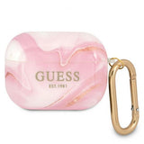 Guess AirPods Pro Cover Shiny Marble Rosa