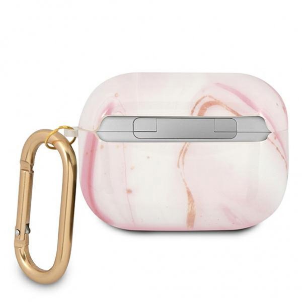 Guess AirPods Pro Cover Shiny Marble Rosa