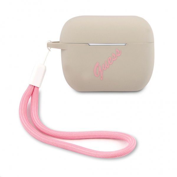 Guess AirPods Pro Cover Vintage Silikone Grå