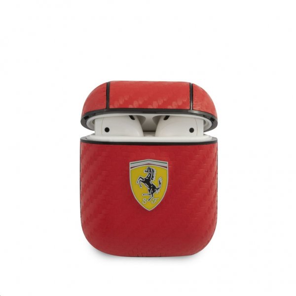 Ferrari AirPods (1/2) Cover Carbon Rød