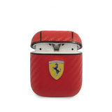 Ferrari AirPods (1/2) Cover Carbon Rød