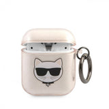 Karl Lagerfeld AirPods (1/2) Cover Choupette Glitter Guld