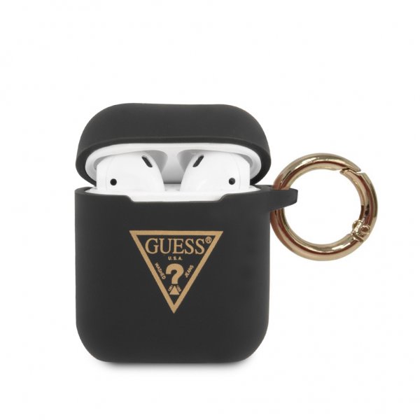 Guess AirPods (1/2) Cover Gold Triangle Sort