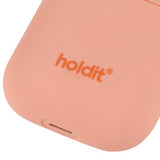 holdit AirPods (1/2) Cover Silikone Pink Peach