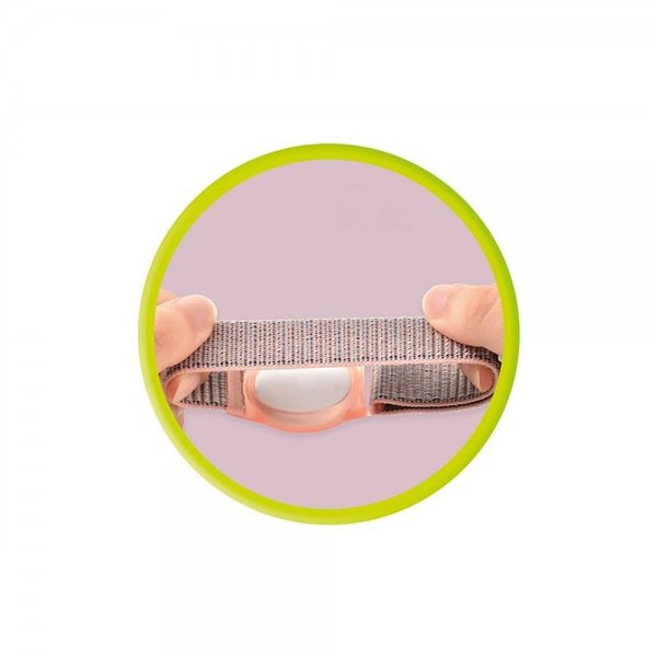 Mobile Origin AirTag Armbånd Nylon Rød