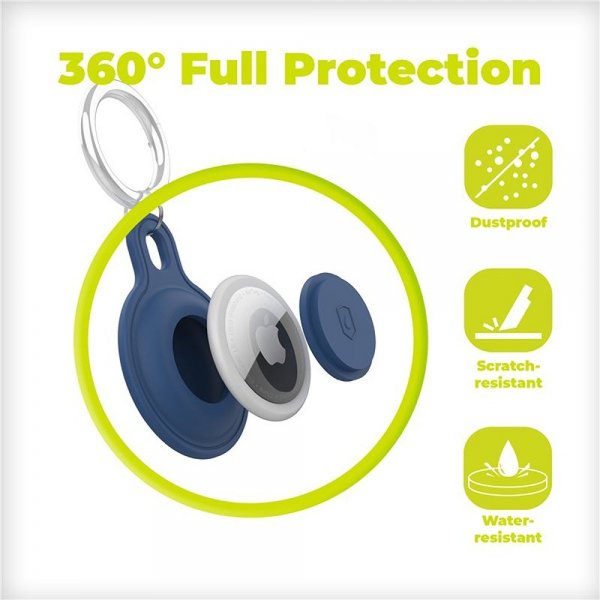 Mobile Origin AirTag Holder Nøglering Outdoor Rød