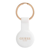 Guess AirTag Holder med Logo Hvid