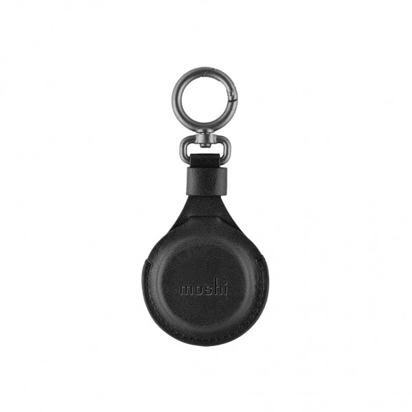 Moshi AirTag Holder PU-læder Sort