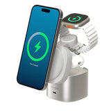 Alogic Trådløs oplader PowerPod 4-in-1 Qi2 Hvid