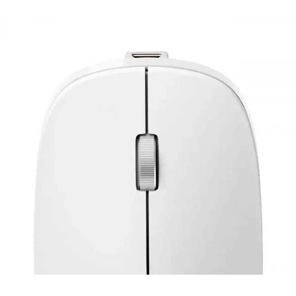 ALOGIC Trådløs Mus Echelon Bluetooth USB-C Genopladelig 4 knapper Hvid