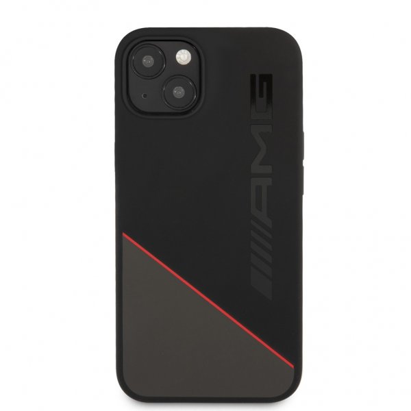 AMG iPhone 13 Cover Liquid Silicone Two Tone Sort