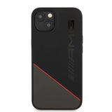 AMG iPhone 13 Cover Liquid Silicone Two Tone Sort