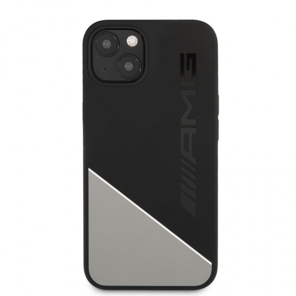 AMG iPhone 13 Cover Liquid Silikone Two Tone Grå