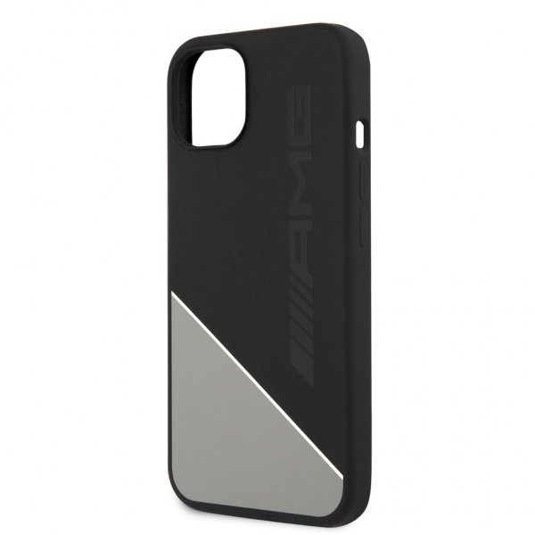 AMG iPhone 13 Cover Liquid Silikone Two Tone Grå