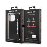 AMG iPhone 14 Pro Cover med Logo Sort Gul