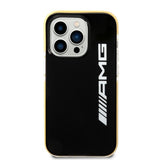 AMG iPhone 14 Pro Cover med Logo Sort Gul