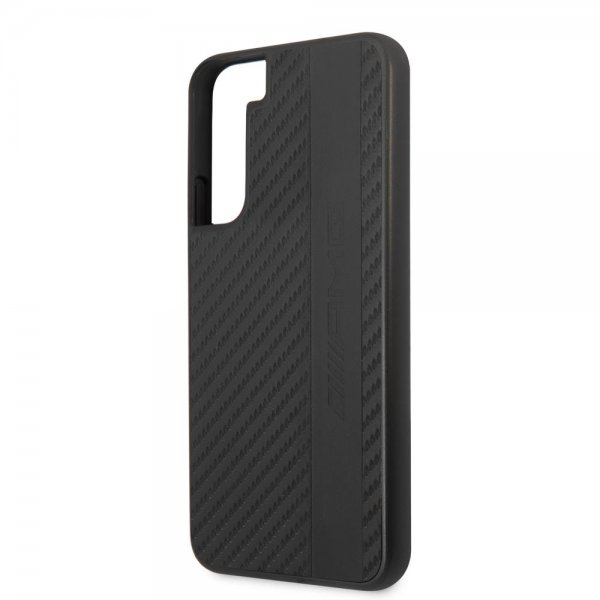 AMG Samsung Galaxy S22 Plus Cover Leather Stripe Carbon Sort
