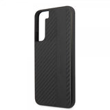 AMG Samsung Galaxy S22 Plus Cover Leather Stripe Carbon Sort
