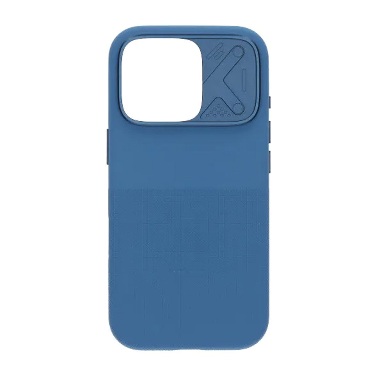 iPhone 16 Pro Silikone Cover med kameraramme MagSafe Blå