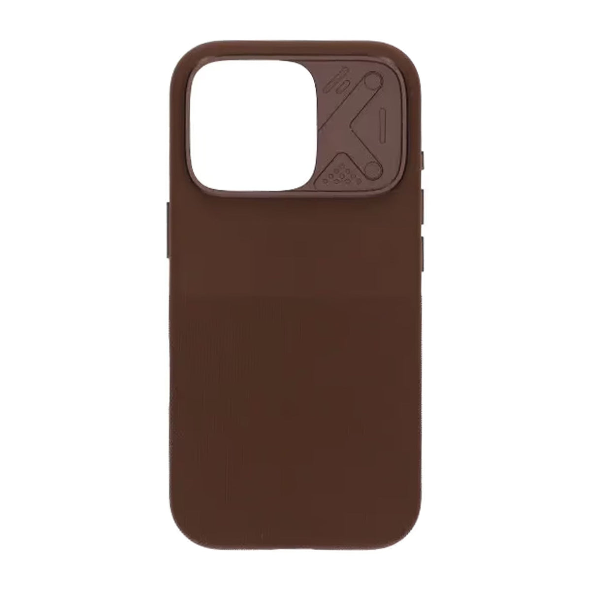 iPhone 16 Pro Silikone Cover med kameraramme MagSafe Brun