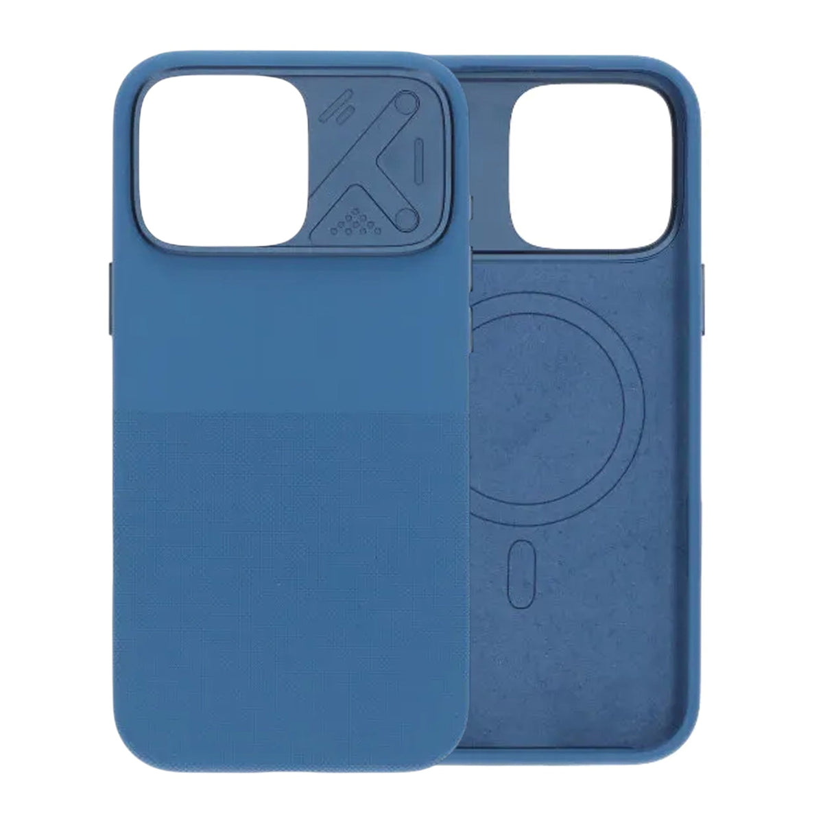 iPhone 16 Pro Max Cover Silikone Kamerabeskyttelse MagSafe Blå