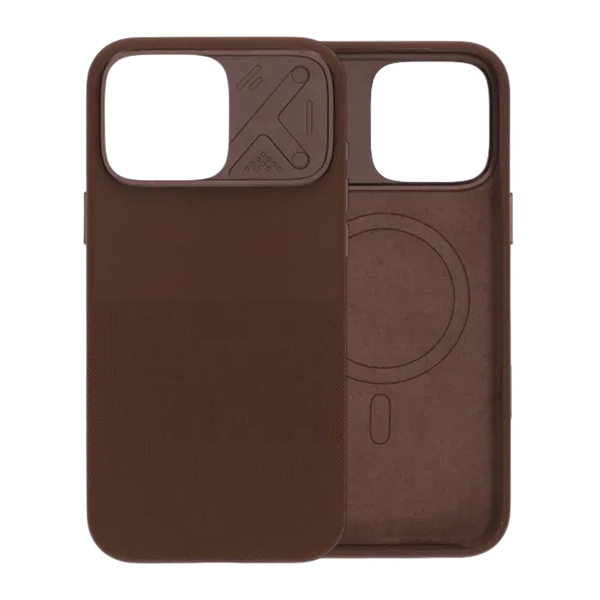 iPhone 16 Pro Max Cover Silikone Kamerabeskyttelse MagSafe Brun