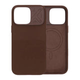 iPhone 16 Pro Max Cover Silikone Kamerabeskyttelse MagSafe Brun
