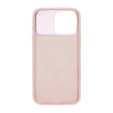 iPhone 16 Pro Max Cover Silikone Kamerabeskyttelse MagSafe Lyserød