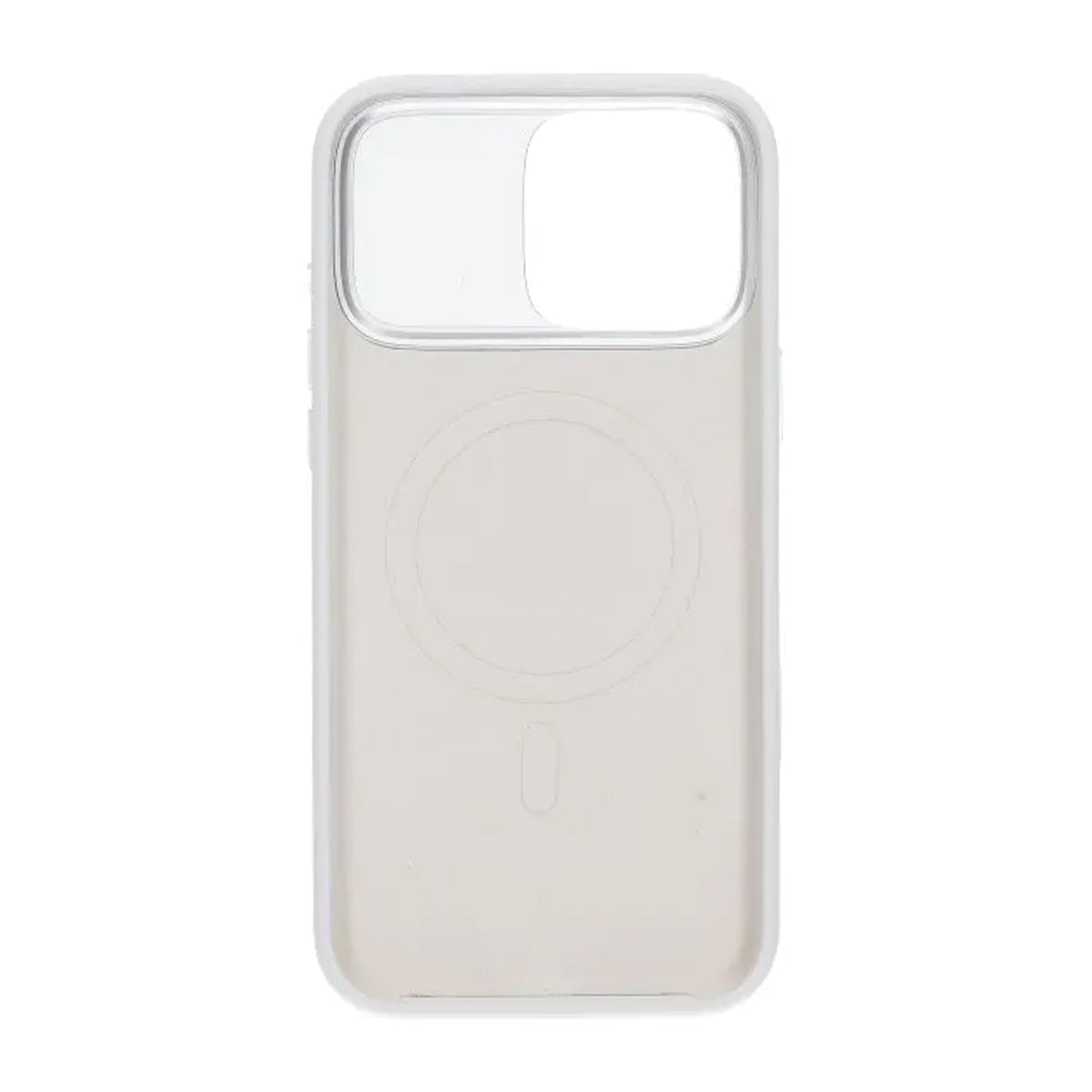 iPhone 16 Pro Max Cover Silikone Kamerabeskyttelse MagSafe Hvid